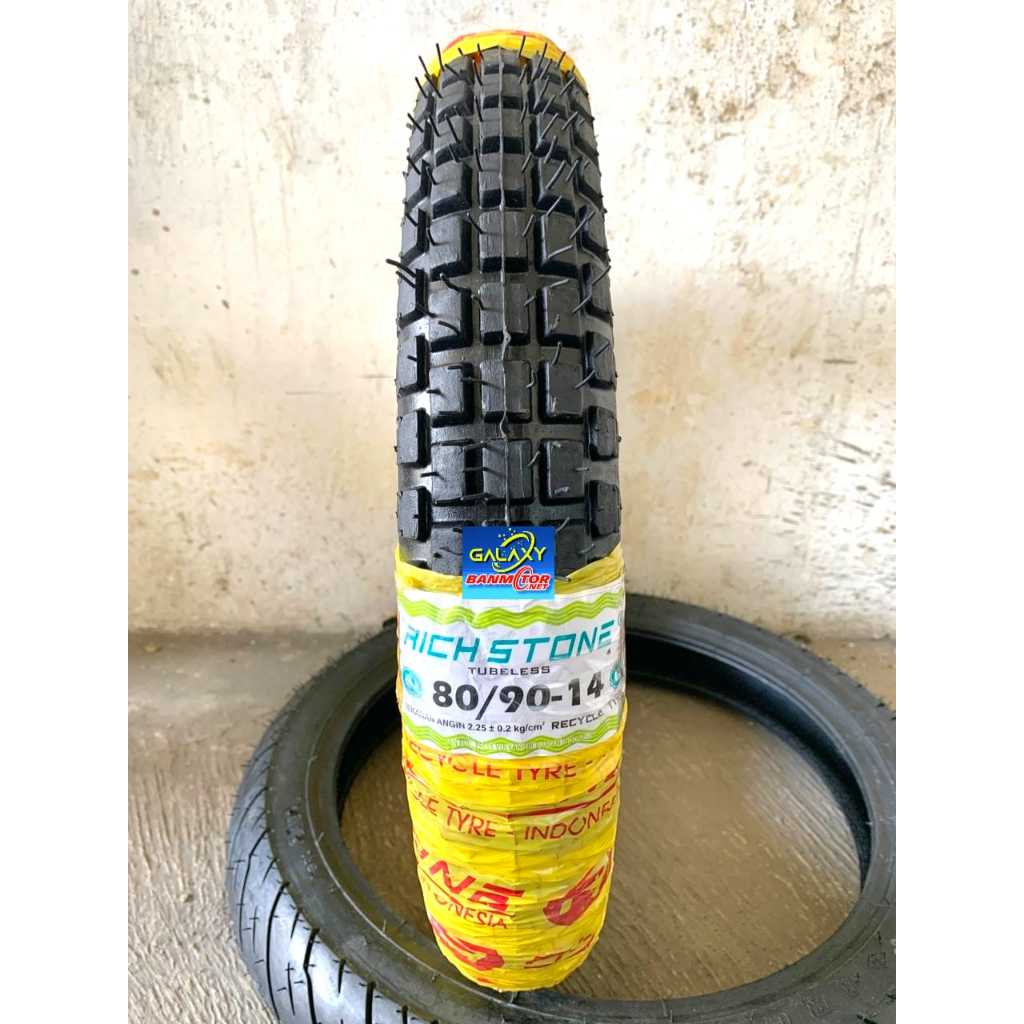 Ban Richstone 80/90-14 Ring 14 Tubeless ban motor 80/90-14 ban 80/90-14 ban tubles 80/90-14 ban trai