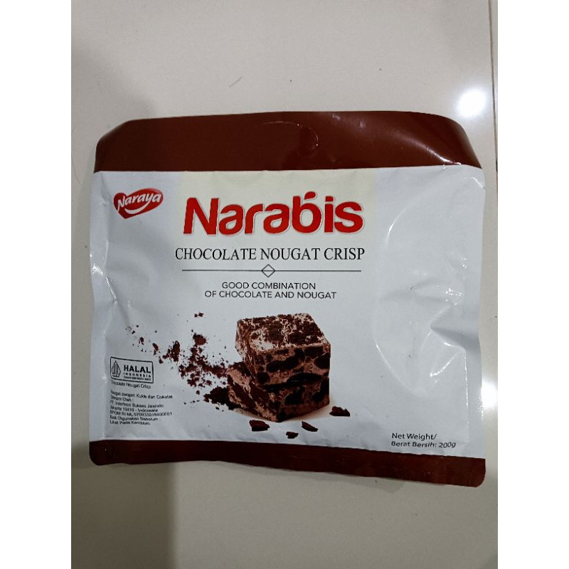 

NARAYA NARABIS COKLAT NOUGAT CRISP 200GR