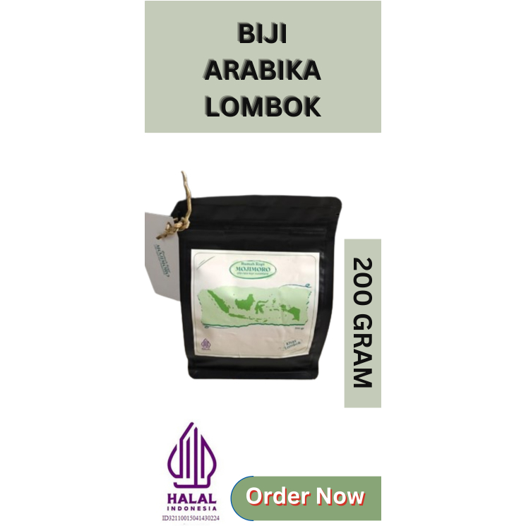 

BIJI KOPI ARABICA LOMBOK 200 GRAM