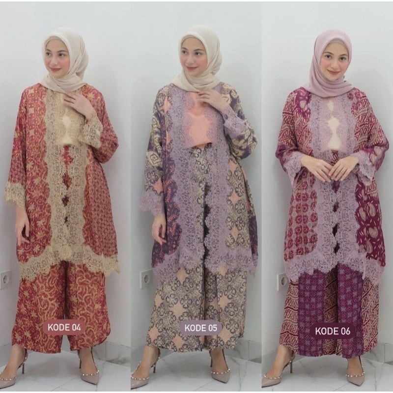 Arumi Lace Set Celana Kulot Kode 04 by Sarah The Label