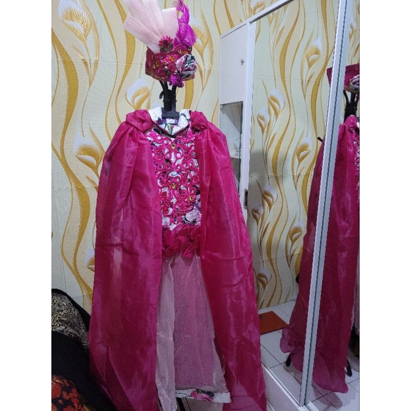 baju fashion show muslim party anak