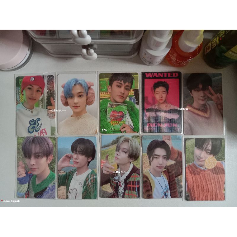 photocard official murah. wts aab enhypen, nct dream. photocard official, orange blood, glimo, 2 bad