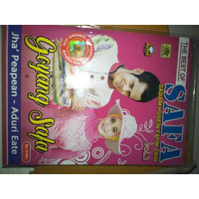 VCD Original lagu Madura SAFA Vol 3