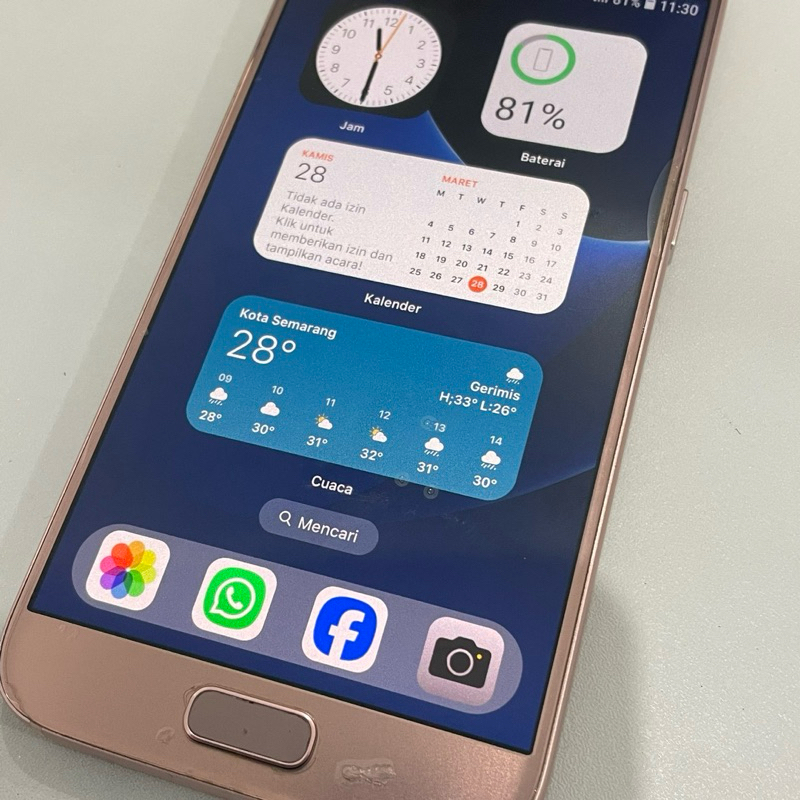 samsung s7 flat 32g minus