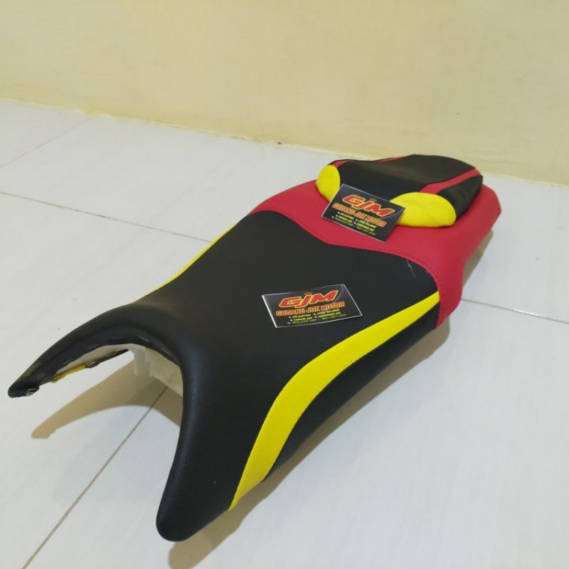 Jok Vixion New modifikasi kulit full Mbtech - Jok Yamaha Vixion New