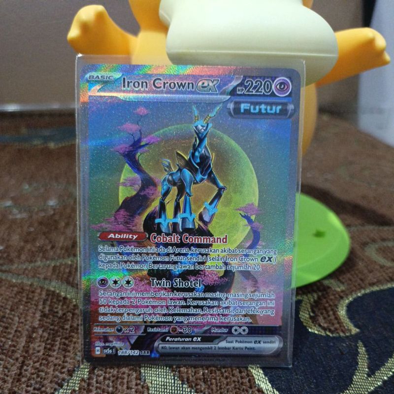 Iron Crown EX sv5s SAR kartu pokemon TCG Indonesia original