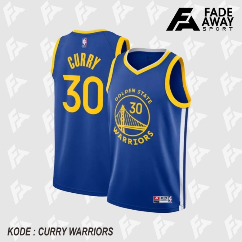 Jersey Basket Curry Warriors # 30 Biru