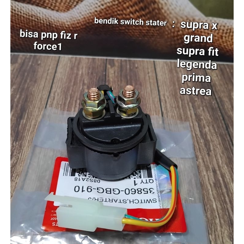 bendik stater bendik switch stater motor honda supra x lama supra fit grand legenda prima astrea