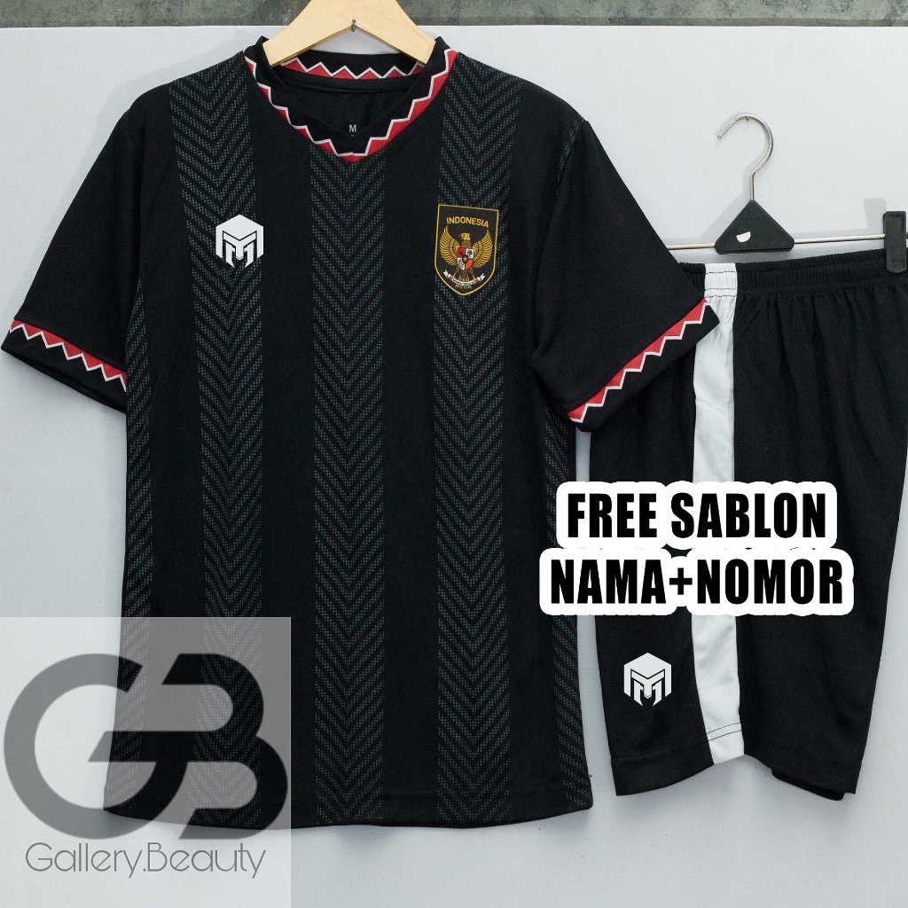 Sablon Nama Nomor Punggung Jersey setelan timnas mills Grade terbaru pria wanita costum jersey baju 
