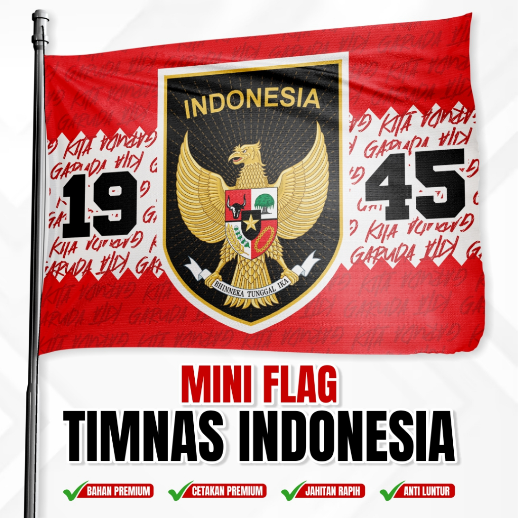 BENDERA TIMAS INDONESIA TIMNAS GARUDA ULTRAS GARUDA MURAH MERIAH + FREE STIKER