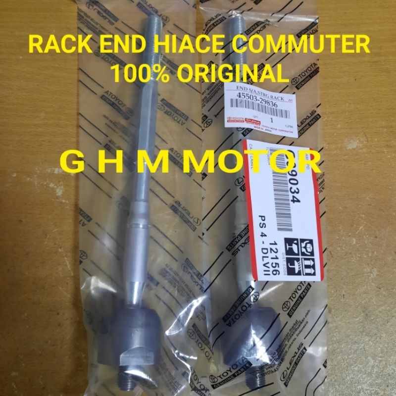 rack end hiace commuter original