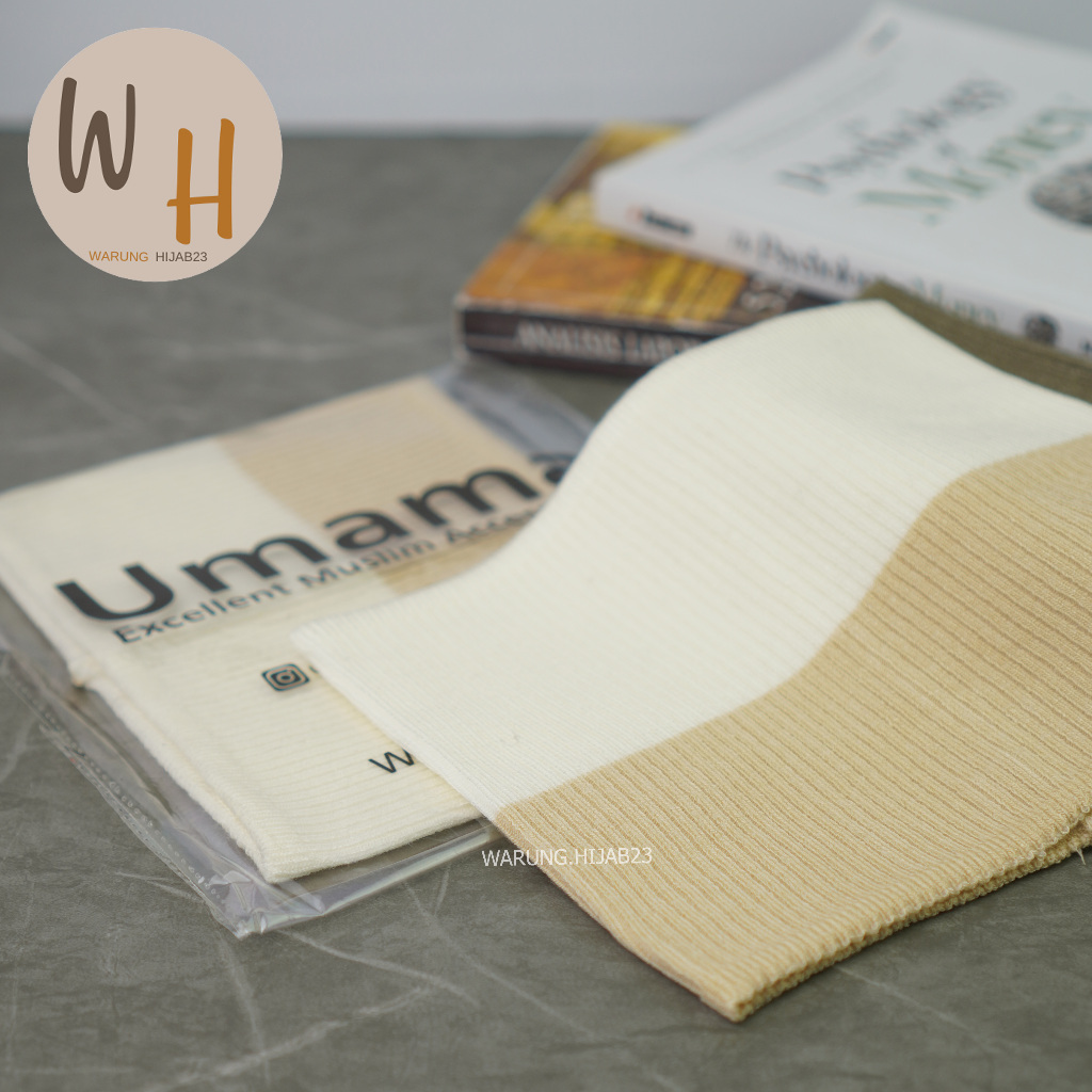 Inner Ciput Rajut Premium 2 Warna By Umama Scarf, Bandana Rajut