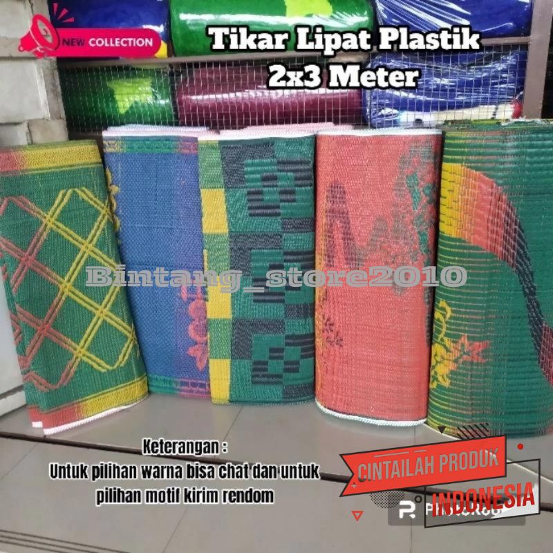 Tikar Lipat Plastik Singa Laut Jumbo Ukuran 2×3(200×300)