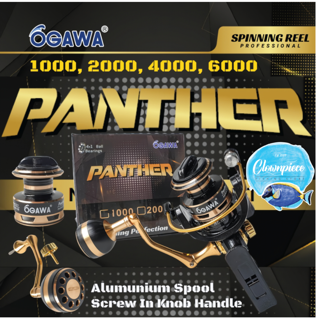 Reel Mini Ogawa Panther / Reel Pancing Mini Ogawa Panther / Reel Spinning Mini Ogawa Panther / Reel 