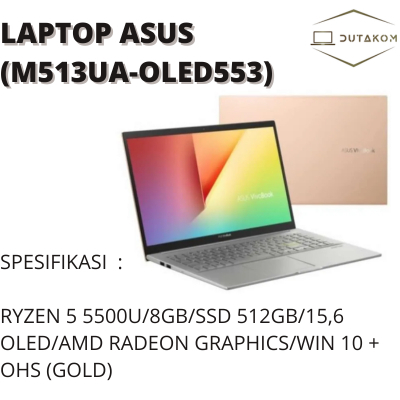 LAPTOP ASUS M513UA-OLED553 (GOLD)