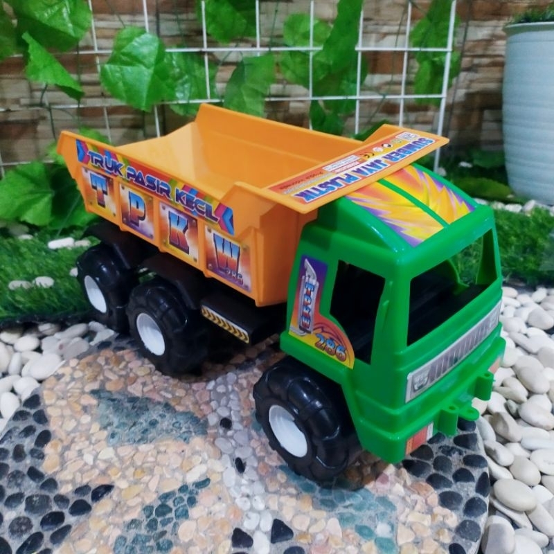 Mainan Mobil Truk dump - Mobil bak pasir - Mainan Miniatur Mobil truk
