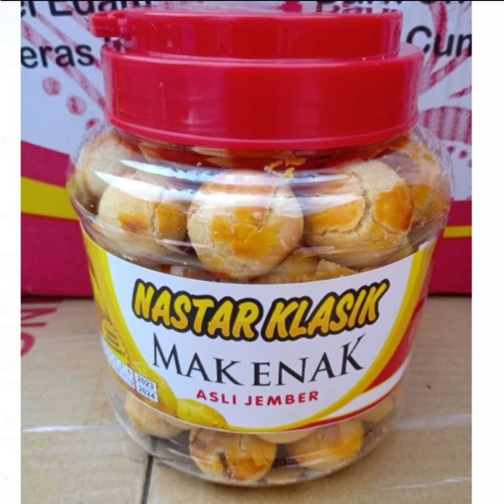 

Cod / Nastar mak enak klasik ukuran 600 gram / Nastar klasik mak enak asli jember / Nastar klasik mak enak / Kue lebaran / Mak enak asli jember nastar klasik toples / Wafer cemilan lebaran / Hampers lebaran / Gift lebaran / Kue kering / Makanan kaleng