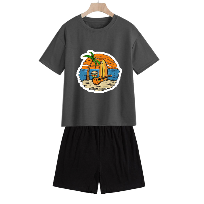 BAJU KAOS ANAK SETELAN BAJU ANAK DISTRO LAKI LAKI PEREMPUAN KAOS ANAK DAN CELANA ANAK 1 - 10 TAHUN  