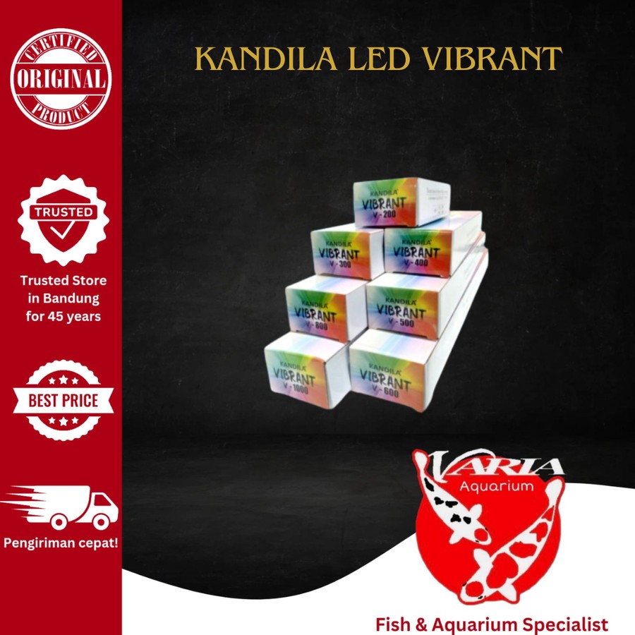 Lampu Kandila Vibrant - Lampu Aquarium View Gantung +UVA&UVB
