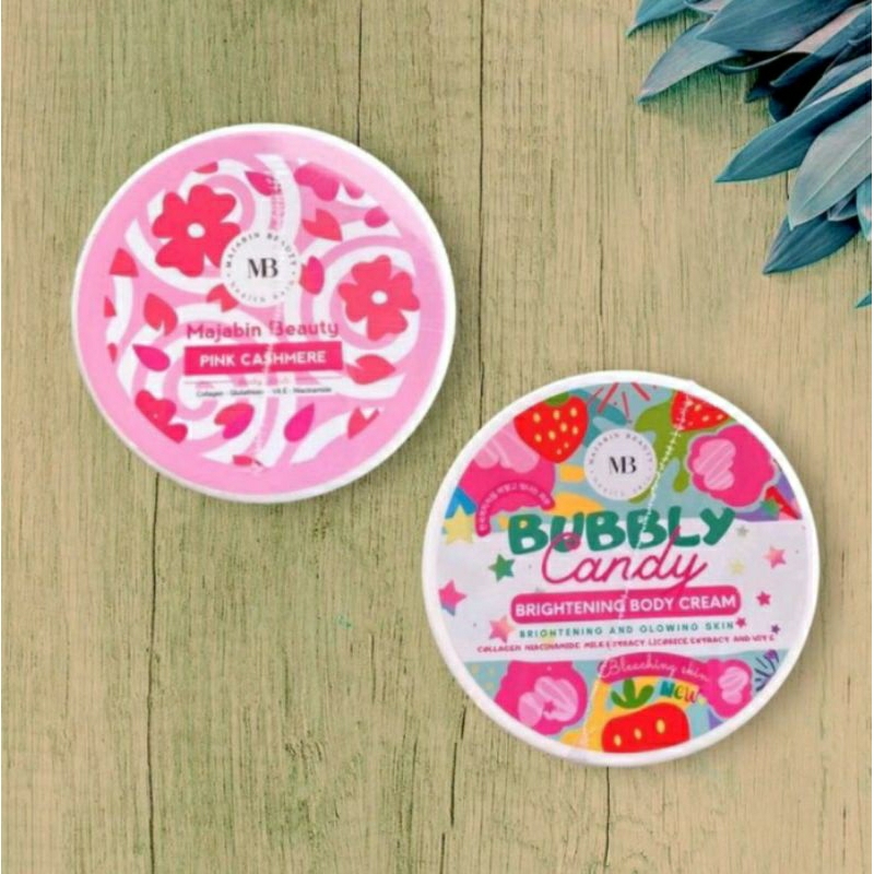 PAKET WHITENING SCRUB PINK + BLEACHING + FREE BUBUK COLLAGEN MAJABIN BEAUTY | Whitening Body Cream |