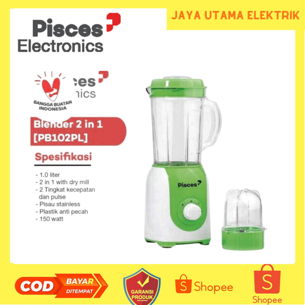 Blender Pisces 1 Liter Pb 102 Pl Pilih blender yang tepat untuk kamu, untuk membuat minuman yang seg