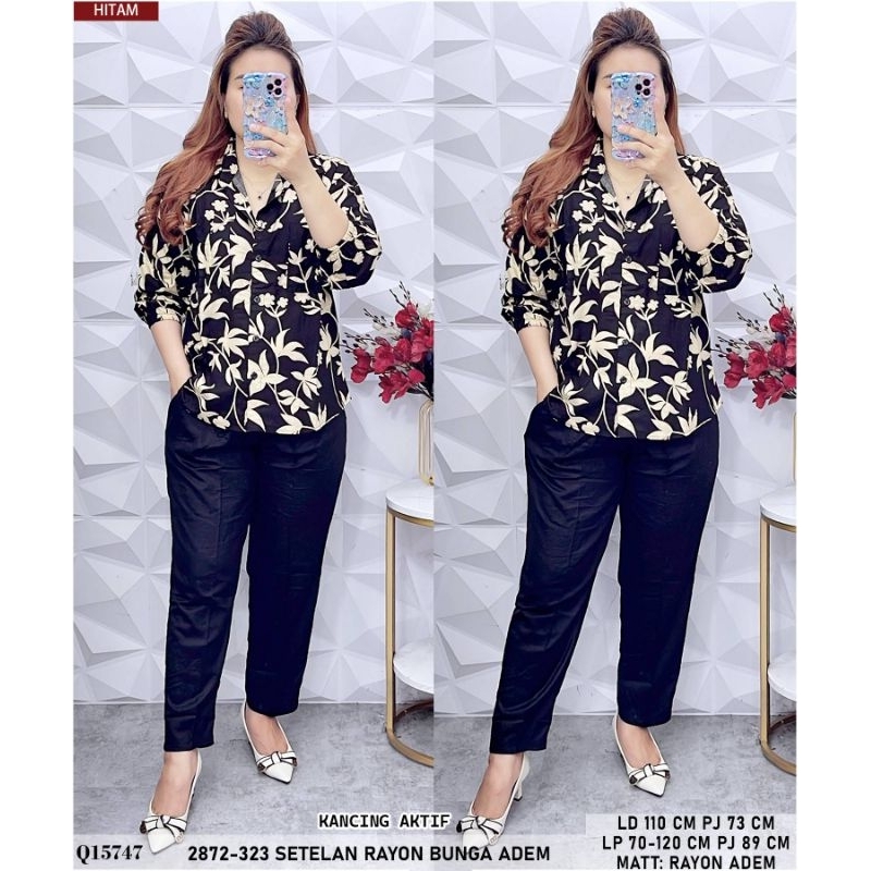 SETELAN RAYON BUNGA ADEM 2872-327/323/364/378/375 LD110&120