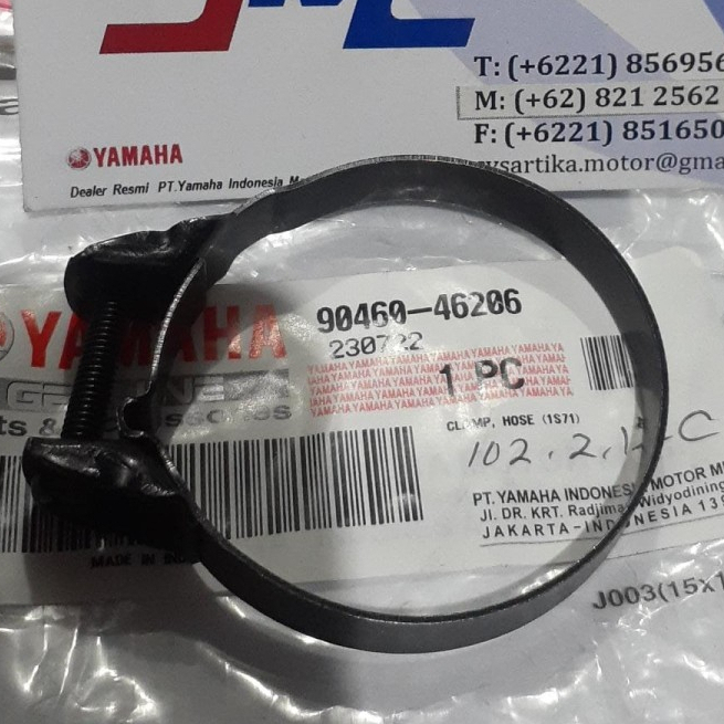 KLEM KLEMAN KARBURATOR YAMAHA JUPITER MX LAMA YGP ASLI ORI / 90460-46206