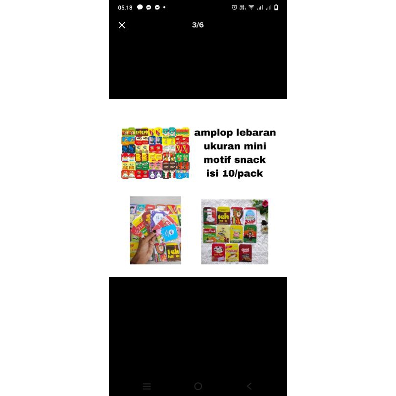 

10 PACK ISI 100 LEMBAR AMPAU LEBARAN SIAP JUAL uk mini