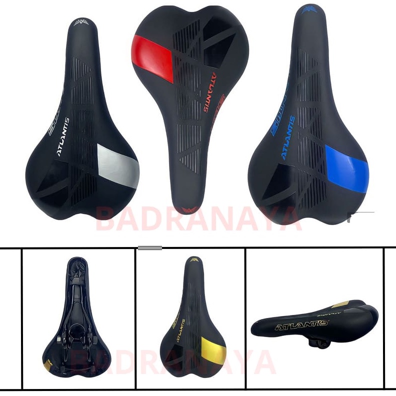 Terlaris Saddle Sadel Sepeda AT MTB Fast MTB Gunung Fixie BMX Lipat Jok Atlantis