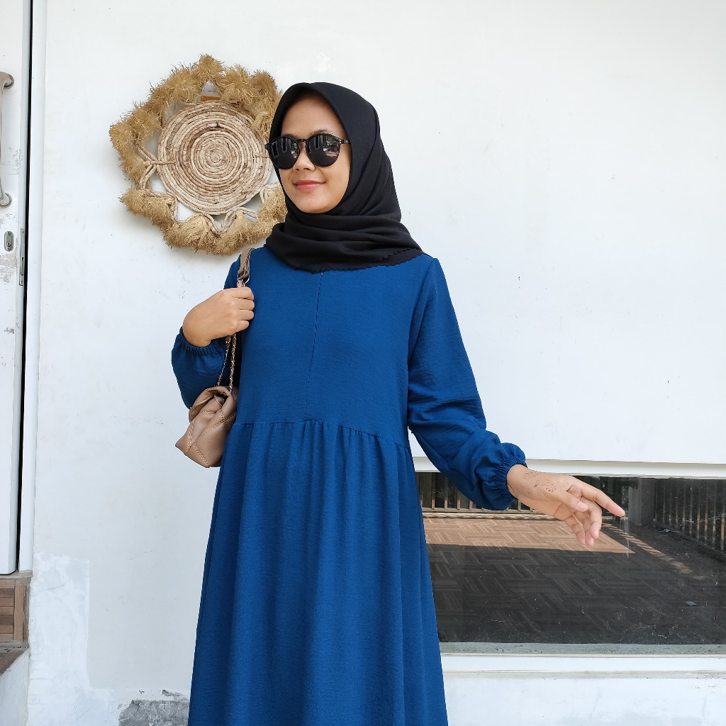 KS . Gamis crinkle TERBARU 2024Gamis AZKIA CRINKLE TERLARIS