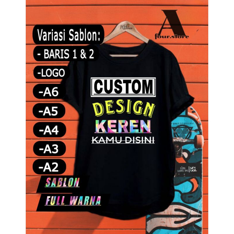 KAOS BORONGAN/KAOS CUSTOM/LINK KAOS BORONGAN