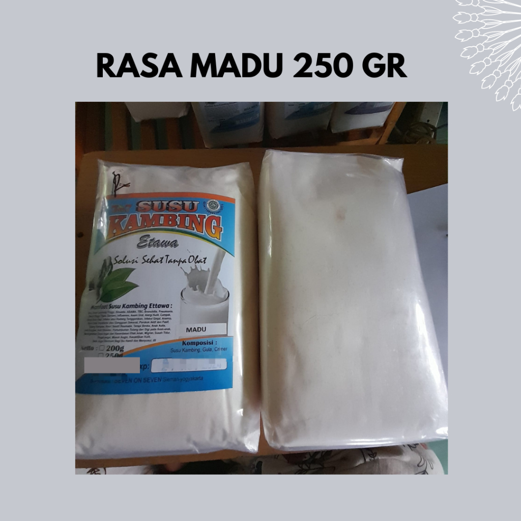 

Susu Kambing Etawa Rasa Madu 250gr BPOM