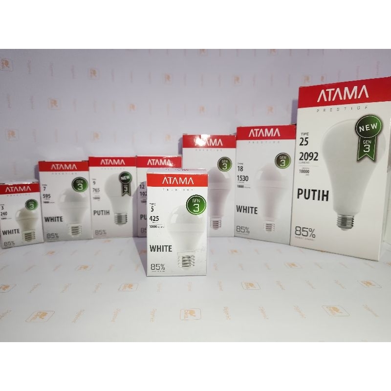 Lampu LED BULB ATAMA PRESTIGE Tipe 5 GEN 3 (NEW) Putih