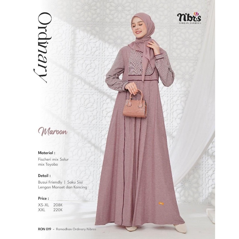 ORDINARY NIBRAS RON 019 MAROON