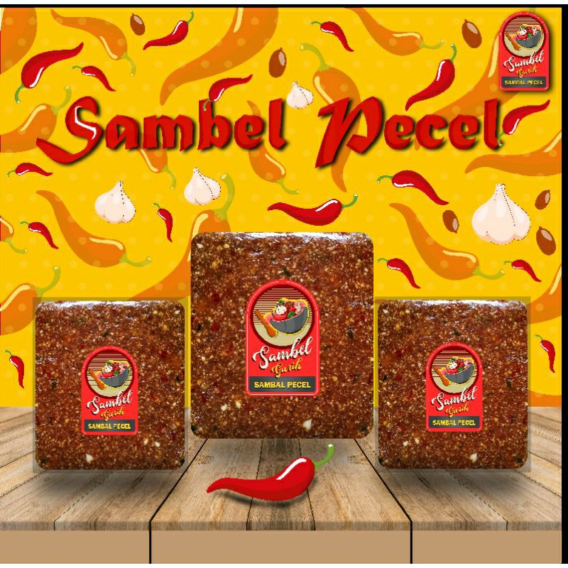 

Sambal Pecel Kacang Buk Siti berat 500g