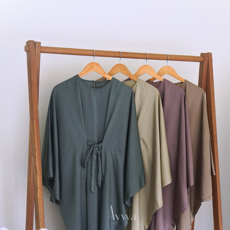 Kaisa Kaftan _ Kaftan silk / Kaftan silk Premium / kaftan lebaran 2025 tali / kaftan lebaran