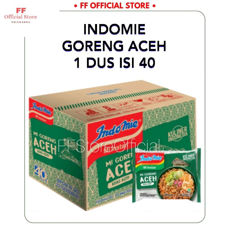 INDOMIE Goreng Aceh 1 Dus isi 40 Pcs