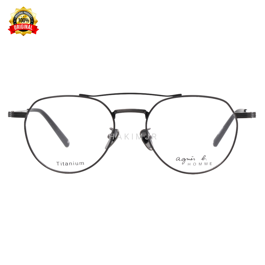 Frame Kacamata Agnes B Homme Original ABH75041 Titanium