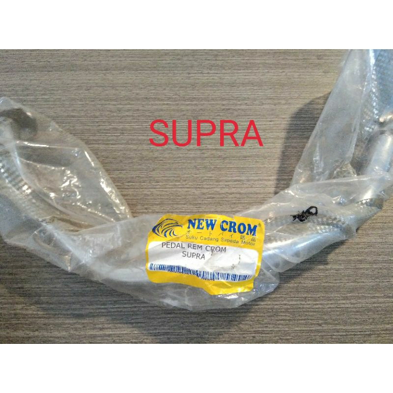 Pedal Tuas Rem Belakang supra Crom Bahan Tebal