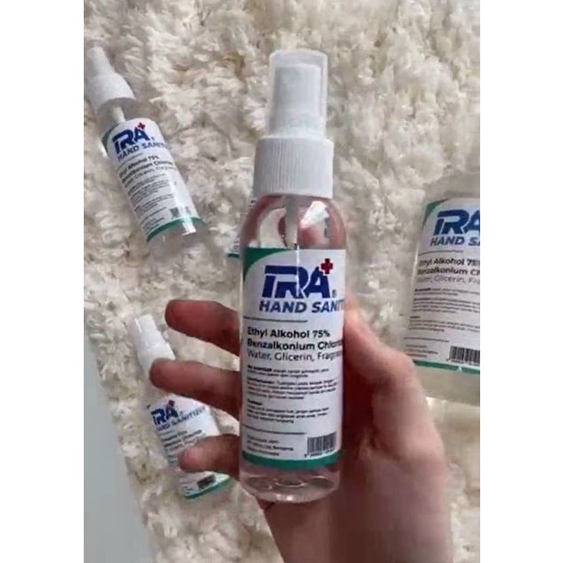 Hand Sanitizer IRA Cair Spray Semprot Botol Plastik 100 ml Ardanmoro