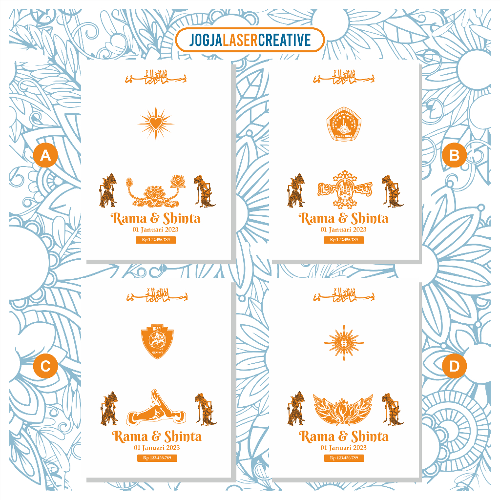 ISIAN MAHAR PSHT PSHW IKPSI PAGAR NUSA WAYANG BAHAN AKRILIK GOLD SILVER ROSEGOLD