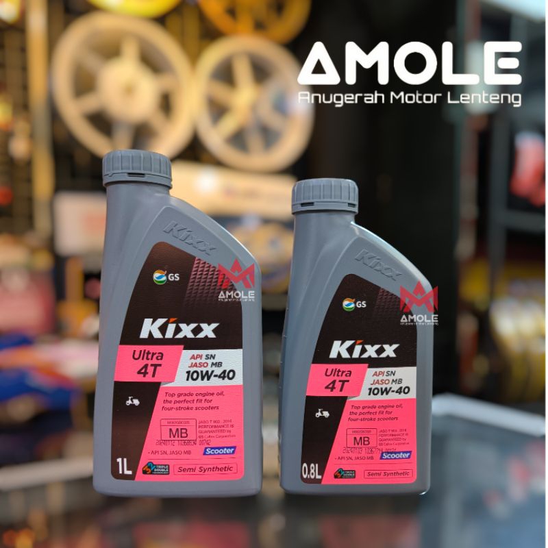 Oli Motor Matic KIXX Ultra GS Caltex Scooter 10W 40 0,8L 1L