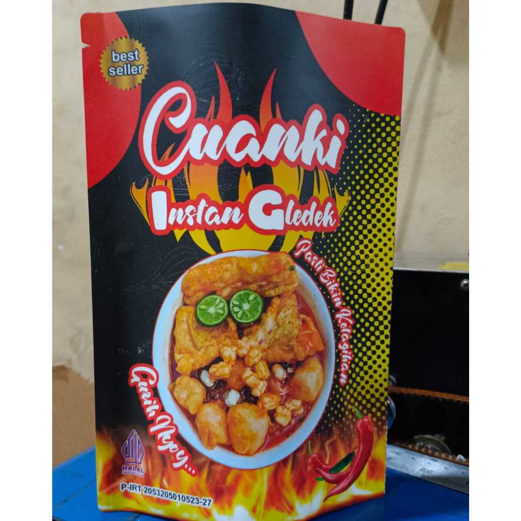 GP - Standing Pouch Ukuran 18cm Custom Kemasan Full Printing Minimal Order 500pcs / Kemasan Pouch / 