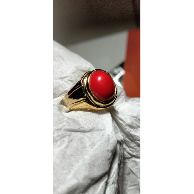 Cincin red Marjan