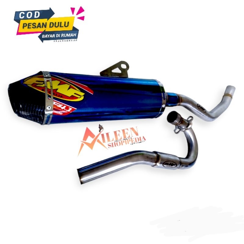knalpot fmf f4 untuk Crf 150 Klx D-tracker Wr155 supermoto