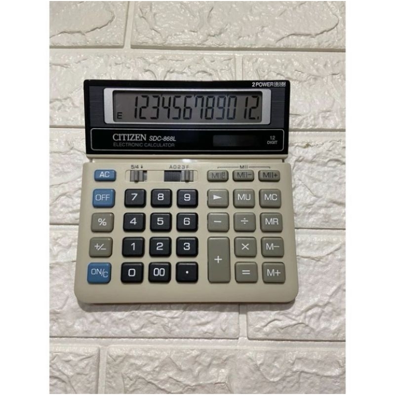 

KALKULATOR CITIZEN ORIGINAL CT-868L / 12 DIGIT