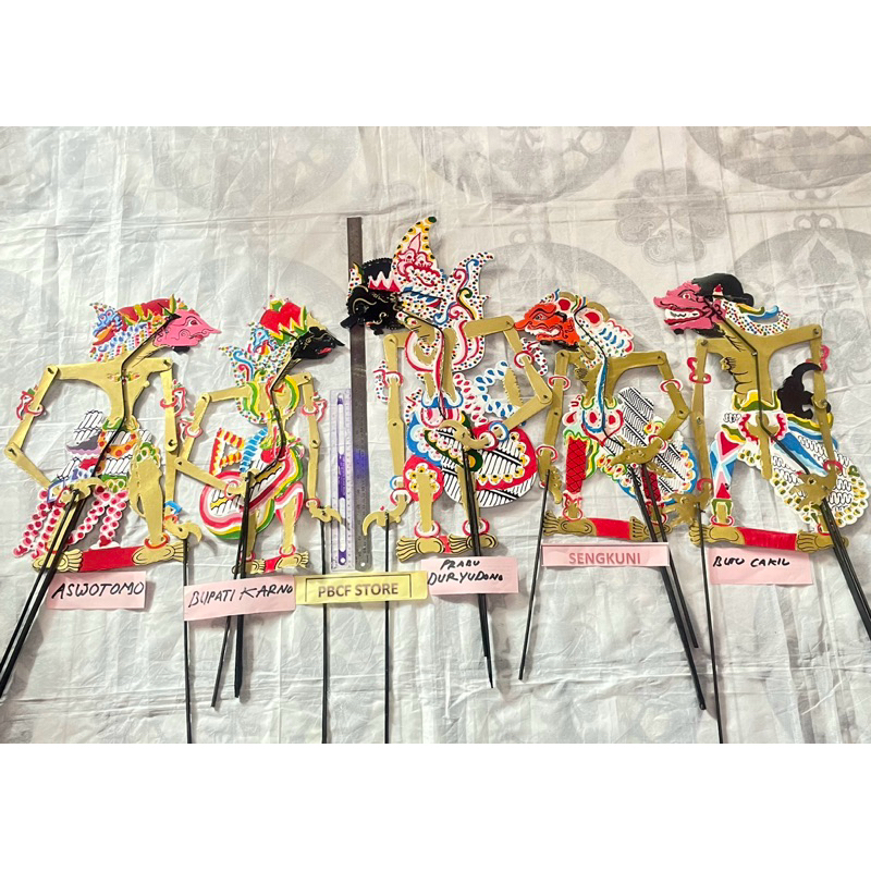 PAKET 5 WAYANG KERTAS KUROWO KURAWA