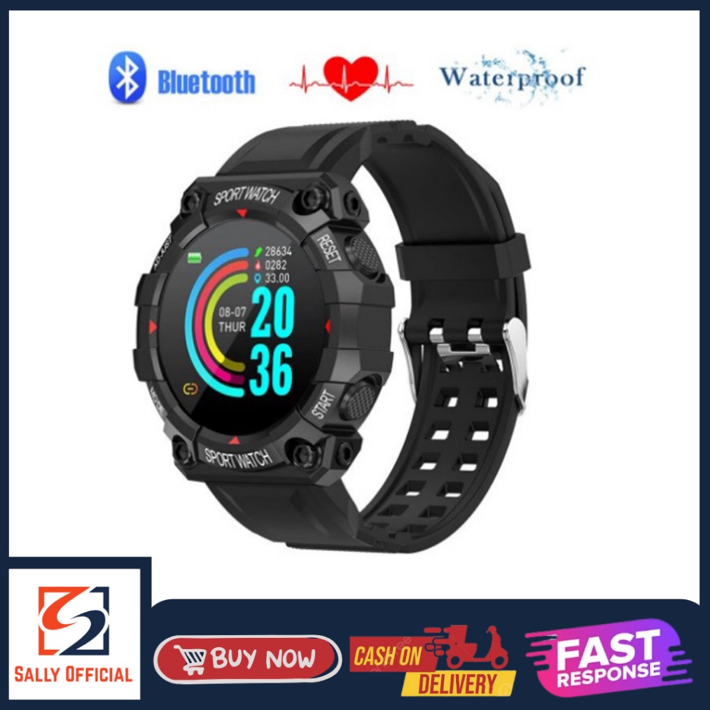 Jam Tangan Pria Wanita Smartwatch FD68 Jam Tangan Digital Bluetooth Smart Watch