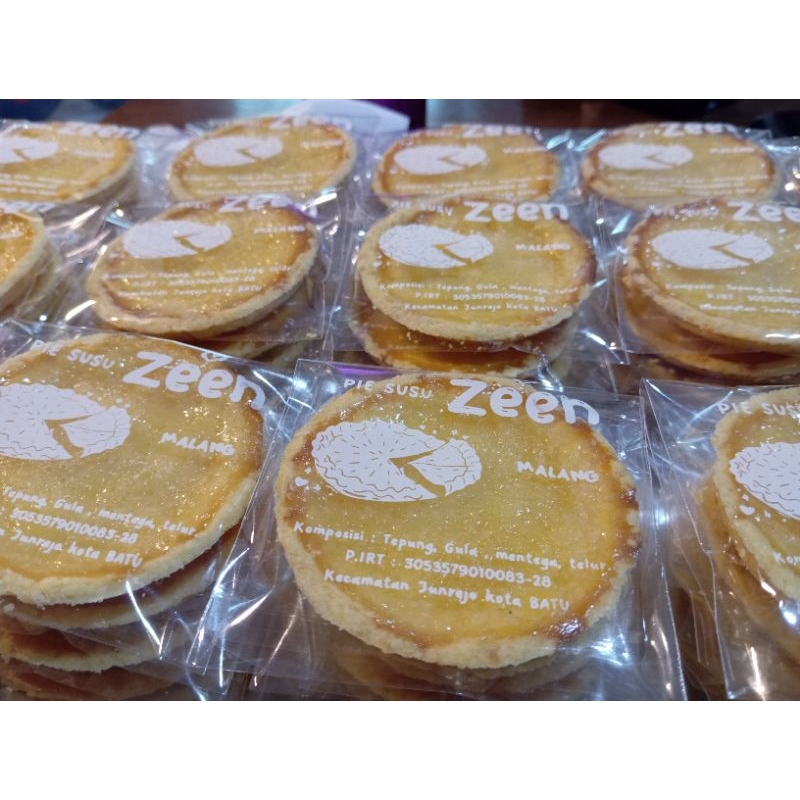 

Pie Susu ZEEN Home Made ekonomis Malang