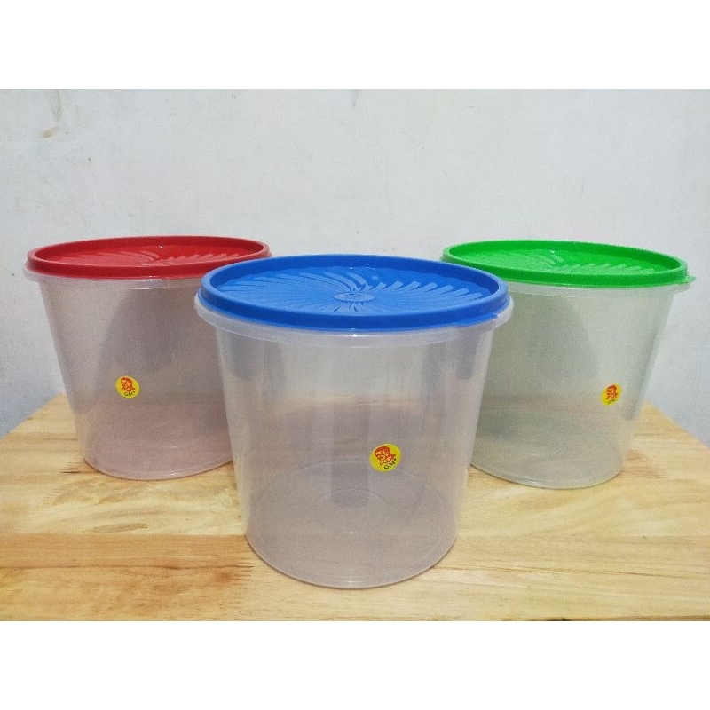 Toples Plastik 5Liter GM / Toples Plastik Transparan 5Liter / Toples Kerupuk / Toples Plastik Kecil 